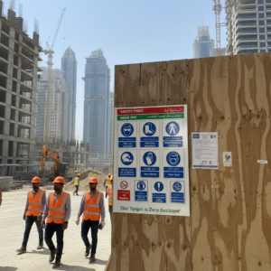 Professional PPE Safety Signage | Bilingual (English & Arabic) | Print-Ready PDF